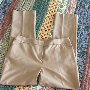 EUC Chico's 1.5 Classic Gold Straight Leg So Slimming Crop Pants, NWOT